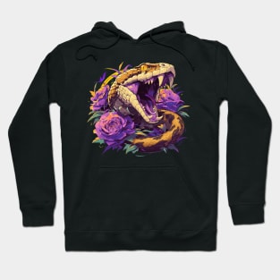 snake and rose Hoodie